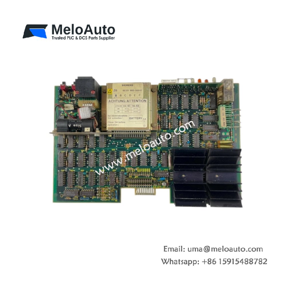 Siemens 6ES5900-0AA12 CPU Module: Superior Processing Power for Industrial Systems