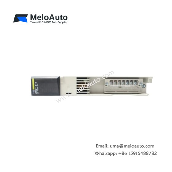 The Schneider 140CPS11410 power supply module delivers stable 24V DC output, high efficiency, and reliable performance for industrial