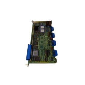 The GE A16B-1211-0062/08B axis control board provides 2-axis servo control with encoder feedback. It features analog command outputs