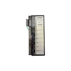 GE IC660BBA020 combo I/O module with 8 inputs, 8 outputs, and 1,480 µF energy storage. For Genius bus systems and mixed signals.