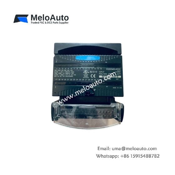 GE IC200CHS002D box-style I/O carrier with 2 slots, 360 µF storage, and spring-clamp terminals. For VersaMax distributed I/O systems.​