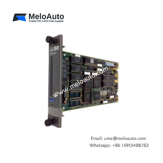 ABB Bailey INNPM01 Network Processing Module, 0.58kg, 2 serial ports RS-232/485, lithium battery backup, 19.2 kbps for INFI 90.