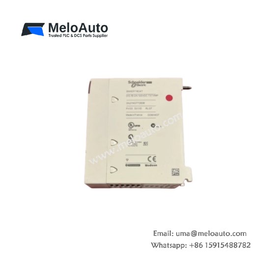 Schneider BMXERT1604T multifunction input module. 16 channels, 16-bit, TC/RTD/analog/digital, 100 kHz counting, for M340 systems.