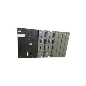 FUJI FTU110B PLC module: 8 digital inputs, 6 transistor outputs, 8ms response, removable terminal block for SPH expansion.