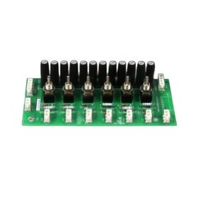 GE IS200JPDDG2A IS200JPDDG2AAA power distribution board. 0.65 kg, 12 channels, 470 µF capacitors. Mark VI series.
