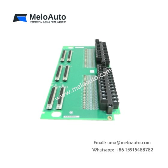 GE IS200TBTCH1B Mark VI thermocouple input terminal board. 8 channels, J/K/T/E types, cold junction compensation, 0.7kg, -30°C to +65°C.