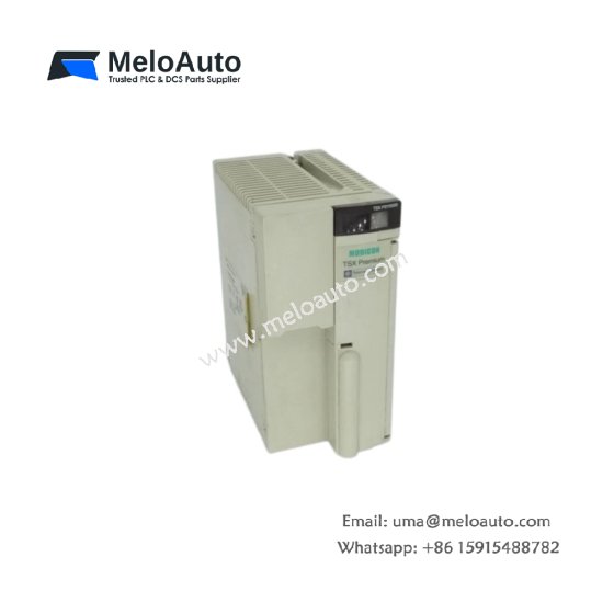 Schneider TSXPSY5500MC power supply. 230V AC input, 5V at 5.5A and 24V at 0.8A output, 85% efficiency, 20ms hold-up for Premium racks.