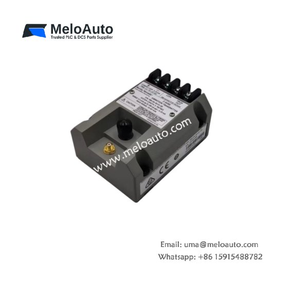 Bently Nevada 990-04-50-01-00 vibration transmitter. 4-20mA output, 0-50 mm/s range, 24V DC loop-powered, 0.3kg, for rotating machinery.