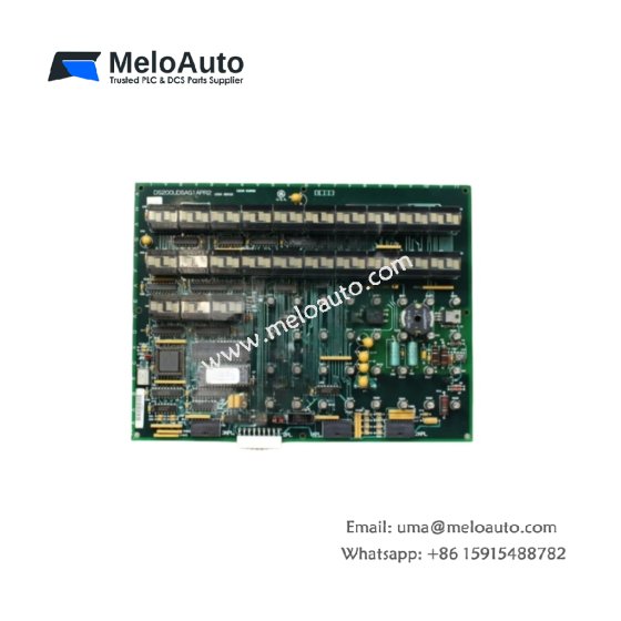 GE DS200UDSAG1A Mark V relay board. 16 SPDT relays, 24V DC coil, 10A contacts, 0.85kg, LED status, for turbine control.