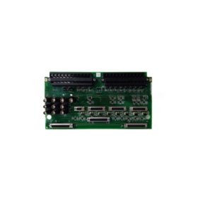 GE IS200TBQGH1A IS200TBQGH1AAA terminal board. 35.6x25.4 cm, 64 terminals, 10 A per contact, passive, battery-free, 8 LEDs.