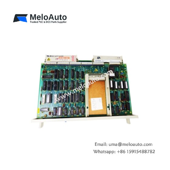 Siemens 6ES5921-3WA13 processor module with 10 MHz CPU, 8 inputs, 8 outputs, 12.4J storage, and 0.44kg weight for SIMATIC S5 systems.