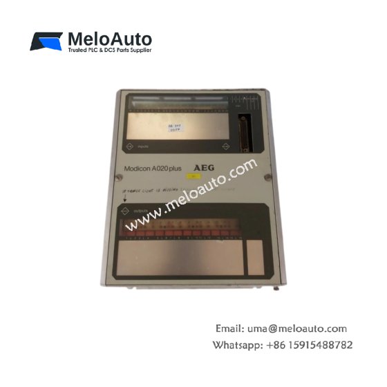 Schneider A020PLUS GL PCB for PLC control systems. 120x85mm, 0.12kg, 124 components, 470µF storage, 24VDC input.