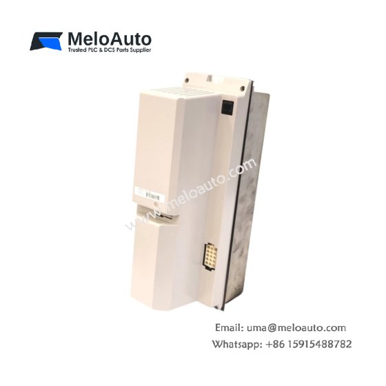 ABB 3HAB8101-8/12E servo drive delivers 6.8 kVA output, 10.2A continuous current, resolver feedback, and 1200µF DC link capacitance