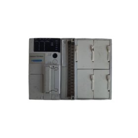 Schneider TSX3708056DR1 modular base controller. 56 onboard I/O, 8 expansion slots, 64KB memory, 4700µF storage, 2.1kg. For Modicon PLC.
