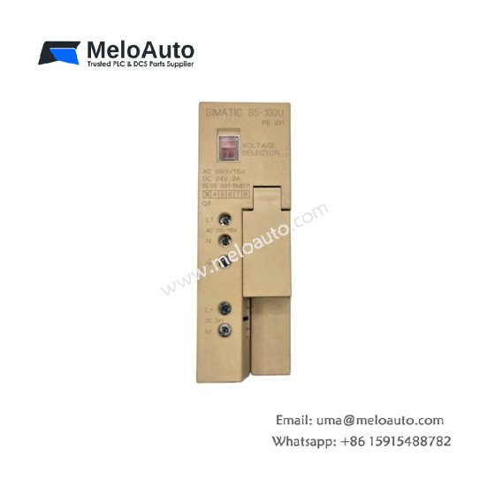 Original Siemens 6ES5931-8MD11 SIMATIC S5 power supply. 85-264V AC input to 24V DC 2A output with overload protection. Ships today.