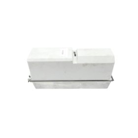 ABB 3HAB8101-3/12C servo amplifier for robotics. Dimensions 310x120x245mm, weight 4.5kg, two energy storage capacitors