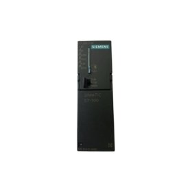 Siemens 6ES5983-2AB11 PLC interface module with 2 RS-232 ports, 9600 baud rate, 5.6J storage, and 0.34kg weight for SIMATIC S5 systems.