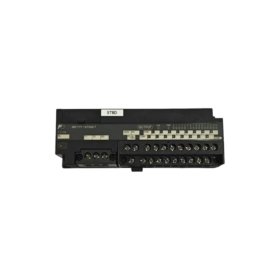 Fuji NR1TY-16T05DT I/O terminal with 16 NPN transistor outputs. 0.5A per channel, 0.3ms response, spring clamp terminals, 470µF capacitor.​
