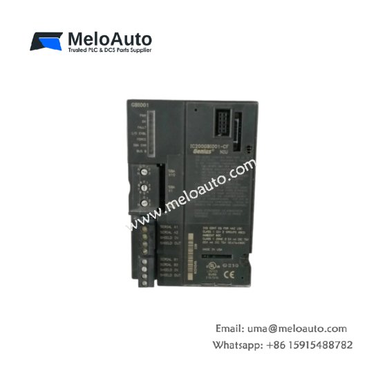 Buy GE IC200GBI001-CF Genius Network Interface Unit for VersaMax systems. 153.6 kbps, dual bus ports, rotary switch addressing, 24V DC Buy GE IC200GBI001-CF Genius Network Interface Unit for VersaMax systems. 153.6 kbps, dual bus ports, rotary switch addressing, 24V DC