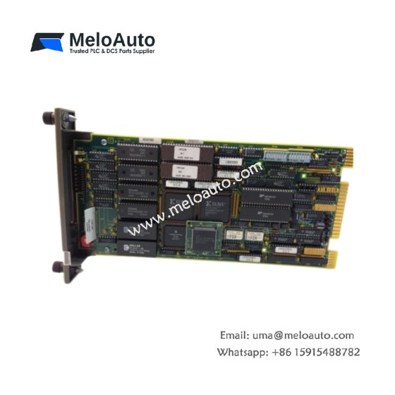ABB Bailey IMPCC01 programmable controller coupler module linking 8 sections at 2.5 Mbps, 16.5J storage, 0.41kg weight for DIN rail.