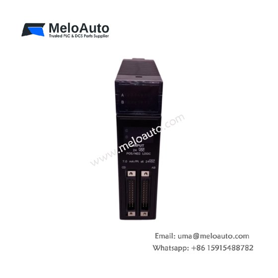 GE IC693MDL655F DC input module features 16 channels, positive or negative logic selection, 24V DC operation, optocoupler isolation