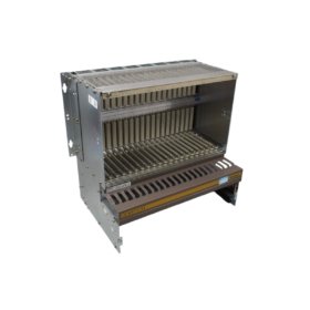 Siemens 6ES5185-3UA41 expansion unit features 8 I/O slots, 100m remote connection distance, passive backplane, and integrated cooling fan