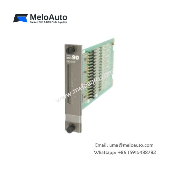ABB Bailey IMDSI15 digital input module for INFI 90. 16 channels, 24V DC, 7mA per channel, 0.46kg, optical isolation, 5ms delay. Shop now.