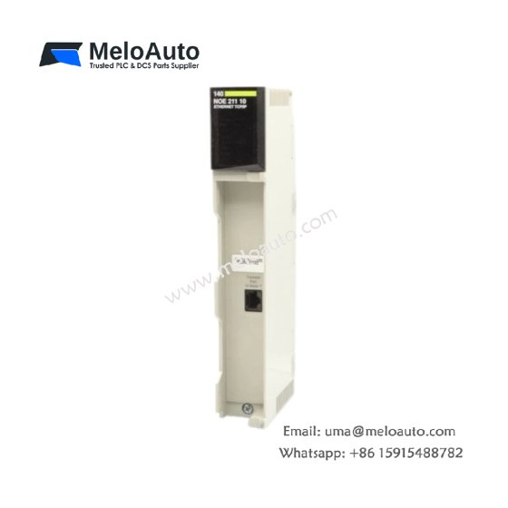 Schneider 140NOE35100C Communication: 10/100BASE-TX Ethernet, Modbus TCP/IP, 64 connections, built-in web server, 220µF capacitor.
