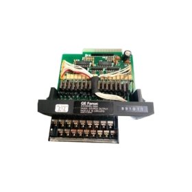 GE IC610MDL158A source output module features 8 channels, 1A per channel, 24V DC sourcing outputs, 100µs turn-on time