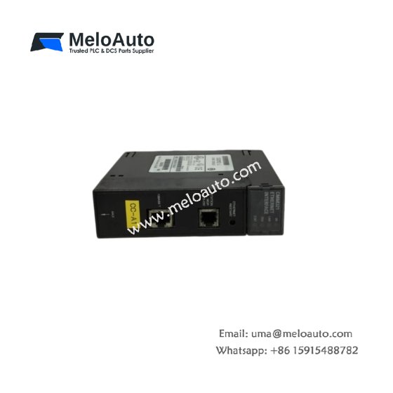 GE IC693CMM321-JJ Ethernet Interface Controller for Series 90-30 PLC. 10/100 Mbps, 16 sockets, SRTP, Modbus TCP/IP, 0.34kg.