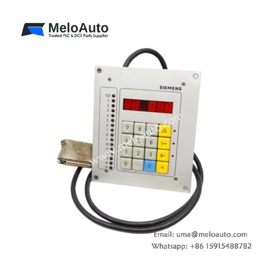 Buy the Siemens 6ES5391-5AA13 operator panel for SIMATIC S5. Features 8 LED indicators, 6 selector switches, and flush panel mounting