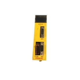 GE A03B-0807-C012 interface module for PLC systems. 16 bidirectional channels, 5-24V DC inputs, 24V outputs at 50mA, 1,500V isolation