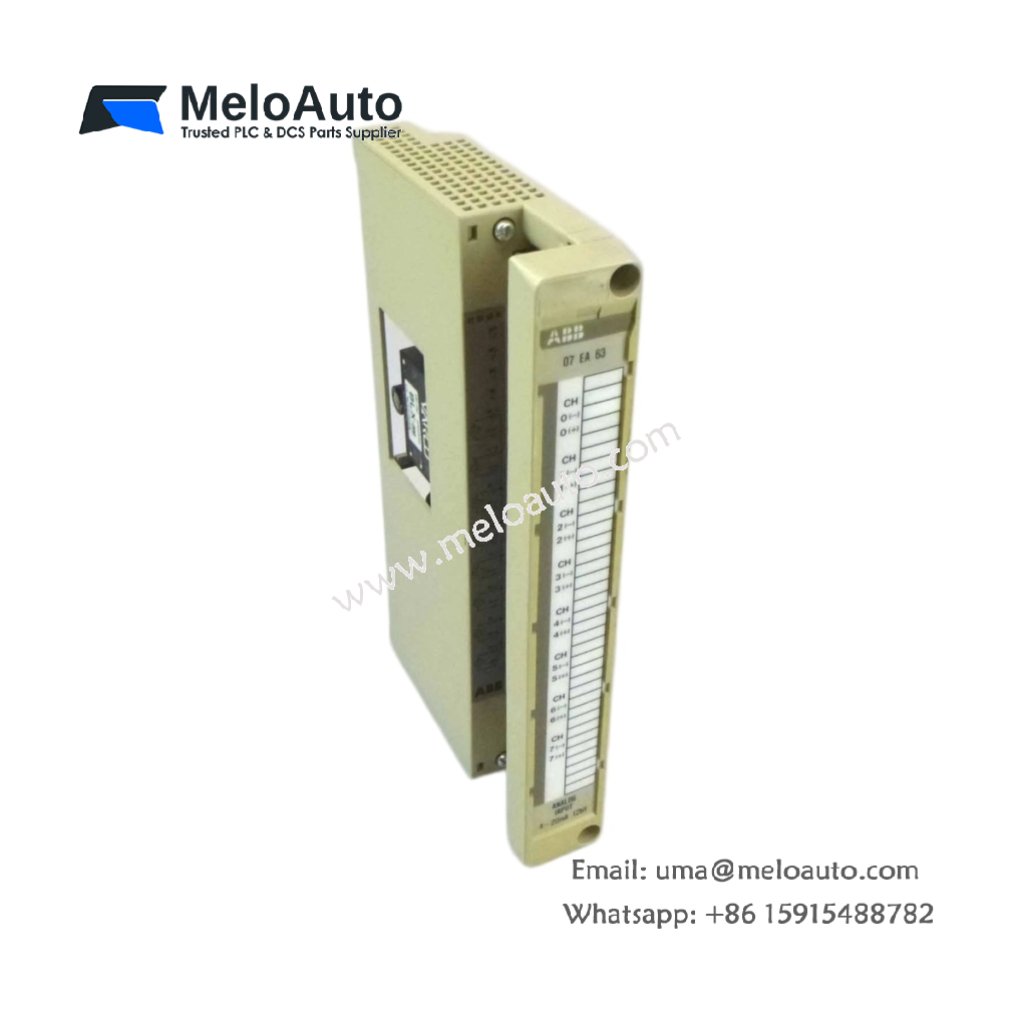 ABB 07 EA 62 R1 – Analog Input Module for Signal Acquisition
