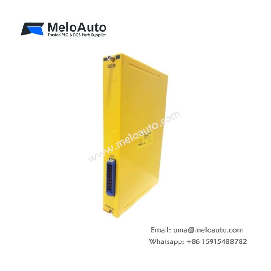 GE A03B-0801-C112 Output Module for CNC systems. 16 transistor outputs, 12-24V DC, 0.5A per point, 0.65kg. No battery.