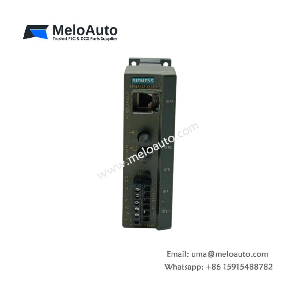 Siemens 6GK5101-1BB00-2AA3 Media Converter – Fiber to Copper Adapter