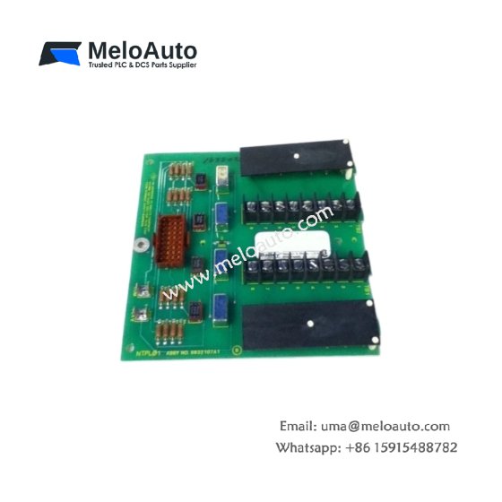 ABB Bailey NTPL01 termination module for INFI 90. Features 40 screw terminals, 2 removable blocks, passive design, DIN rail mount, 0.52kg