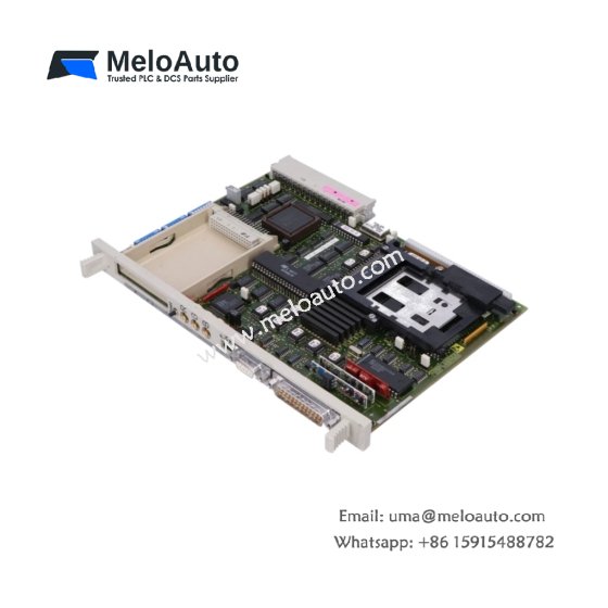 Siemens 6FM1470-3AA25 display module. 4-line x 20-character LCD, 8 membrane keys, RS-232/422, 212 components, 330µF storage, 0.48kg