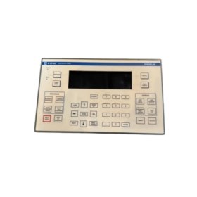 Schneider XBT PM027010 small panel with keypad features 2.5" monochrome LCD and 16 tactile keys. Supports Modbus RTU master/slave