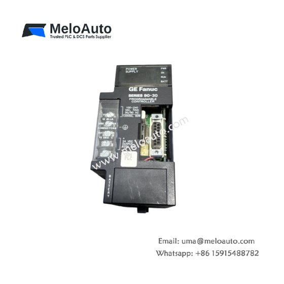 Buy GE IC693PWR321K Power Supply for Series 90-30 systems. 85-264V AC input, 30A at 5V DC output, 1A at 24V DC, 20 ms hold-up time. In stock.
