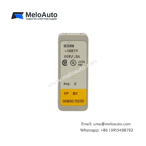 Siemens 6ES5498-1AB11 arc suppression module for SIMATIC S5. RC snubber for 24-230V AC or 24-110V DC inductive loads.
