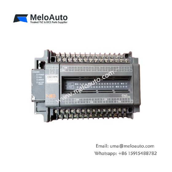 Original Fuji NB2U36R-14 MICREX-NB compact basic unit. 20 inputs and 16 relay outputs for small machine control applications. In stock.