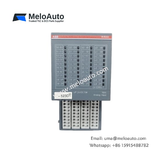 ABB 1SAP250300R0001 Analog Input Module for AC500 PLCs. 4 differential inputs, ±10V/0-20mA/4-20mA, 14-bit resolution, 500V isolation, 0.16kg. ABB 1SAP250300R0001 Analog Input Module for AC500 PLCs. 4 differential inputs, ±10V/0-20mA/4-20mA, 14-bit resolution, 500V isolation, 0.16kg.