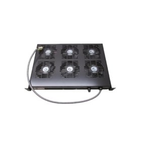 ABB Bailey IEFAN03 cooling fan assembly delivers 65 CFM airflow at 2800 RPM. Features dual ball bearings and 24V DC input