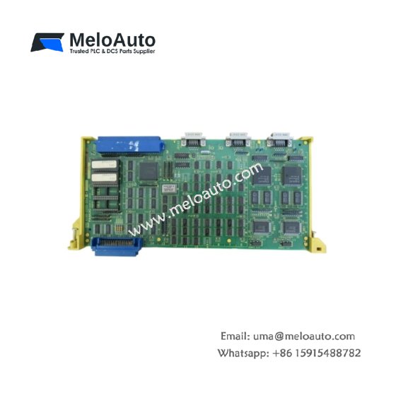 GE A16B-2200-0340/06A PC circuit board for Fanuc CNC systems. 2-axis servo control. ±10V analog output. No battery. Conformal coated