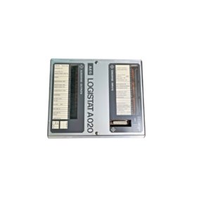 Schneider LOGISTAT P020 control unit for small automation. 8 inputs, 4 relay outputs, 40 logic steps, 8 timers, 8 counters, DIN rail mount