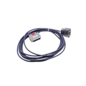 Siemens 6ES5731-1BF00 plug-in cable with 2m length, 20-pin IDC connectors, braided shield, and 0.18kg weight for SIMATIC S5 systems.