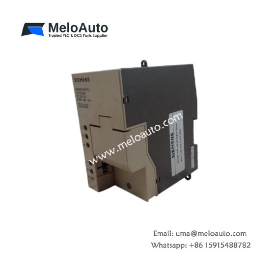 Siemens 6EW1380-0AA power supply for SIMATIC S5. Output 24V DC at 3.5A, weight 0.85kg, size 233x46x182mm, two storage capacitors Siemens 6EW1380-0AA power supply for SIMATIC S5. Output 24V DC at 3.5A, weight 0.85kg, size 233x46x182mm, two storage capacitors