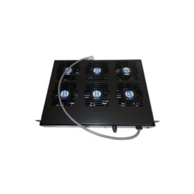ABB Bailey IEFAN05 fan assembly for INFI 90 cabinets. Features dual brushless DC fans, 100 CFM total, 24VDC input, redundant cooling, 1.15kg