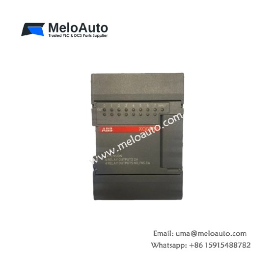 ABB 1SBP260109R1001 Relay Output Extension Module for Advant AC31. 8 relay outputs (5A), side connector, LED status, DIN rail mount, 0.24kg.