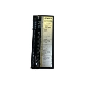 GE IC660BBA103 thermocouple input block for Genius I/O. 6 channels for J/K/T/E/R/S types, 16-bit resolution, ±0.1% accuracy